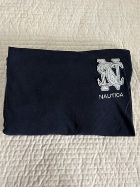 Nautica Dark Blue Long Sleeve T Shirt